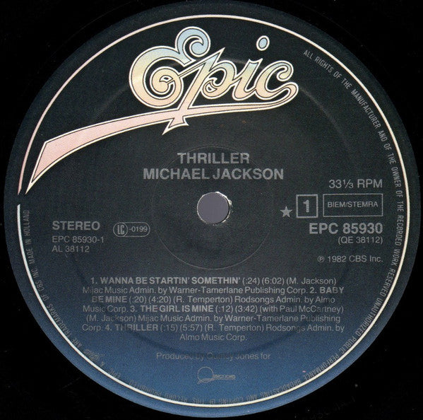 Michael Jackson - Thriller (LP Tweedehands) - Discords.nl