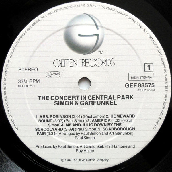 Simon & Garfunkel - The Concert In Central Park (LP Tweedehands)