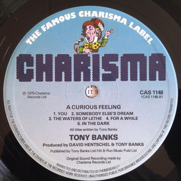Tony Banks - A Curious Feeling (LP Tweedehands)