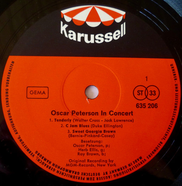 Oscar Peterson - In Concert (LP Tweedehands) - Discords.nl