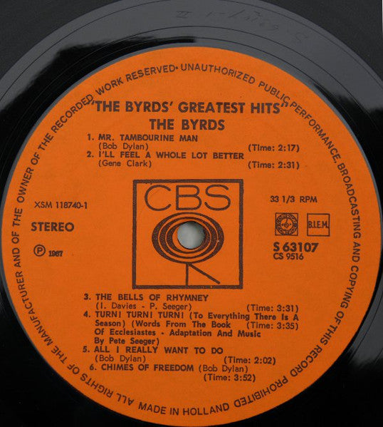 Byrds, The - The Byrds' Greatest Hits (LP Tweedehands)