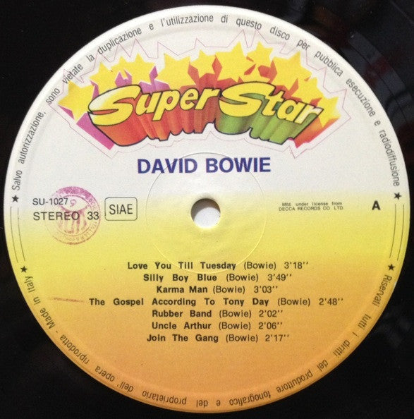 David Bowie - David Bowie (LP Tweedehands)