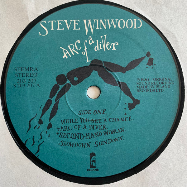 Steve Winwood - Arc Of A Diver (LP Tweedehands)