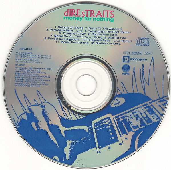 Dire Straits - Money For Nothing (CD Tweedehands) - Discords.nl
