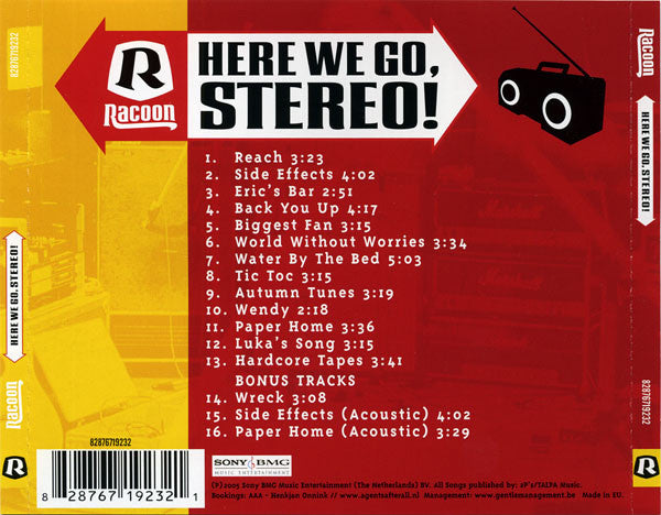Racoon - Here We Go, Stereo! (CD Tweedehands)