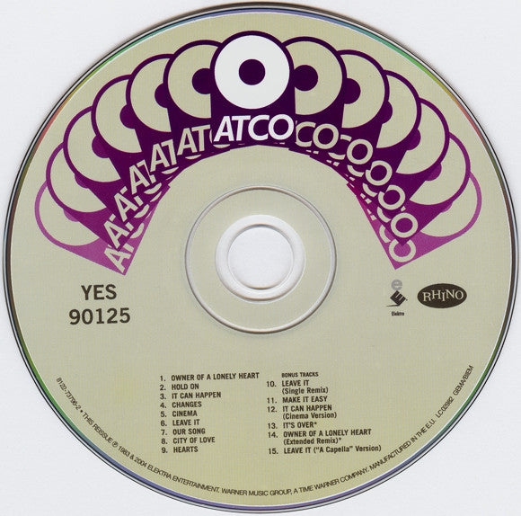 Yes - 90125 (CD Tweedehands) - Discords.nl