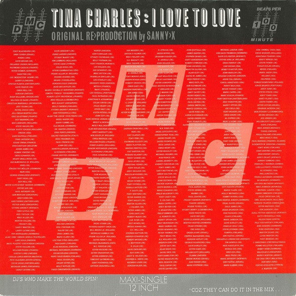 Tina Charles - I Love To Love  (12" Tweedehands) - Discords.nl