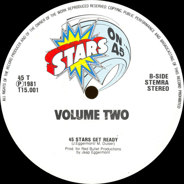 Stars On 45 - Stars On 45 Vol. 2 (12" Tweedehands)