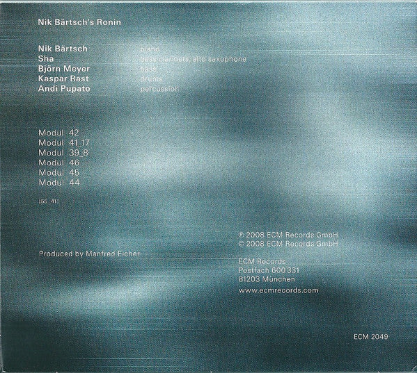 Nik Bärtsch's Ronin - Holon (CD Tweedehands)