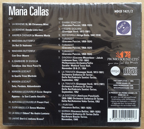 Maria Callas - Maria Callas (CD Tweedehands)