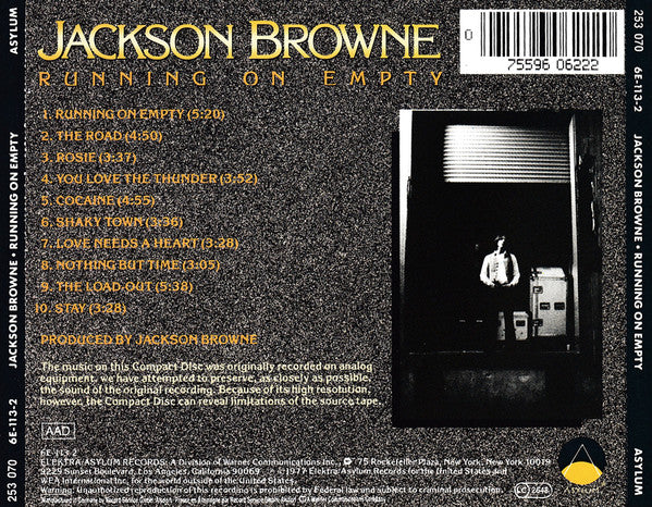 Jackson Browne - Running On Empty (CD Tweedehands)