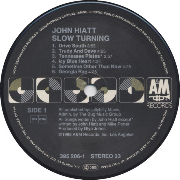 John Hiatt - Slow Turning (LP Tweedehands)
