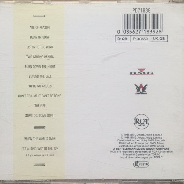John Farnham - Age Of Reason (CD Tweedehands)