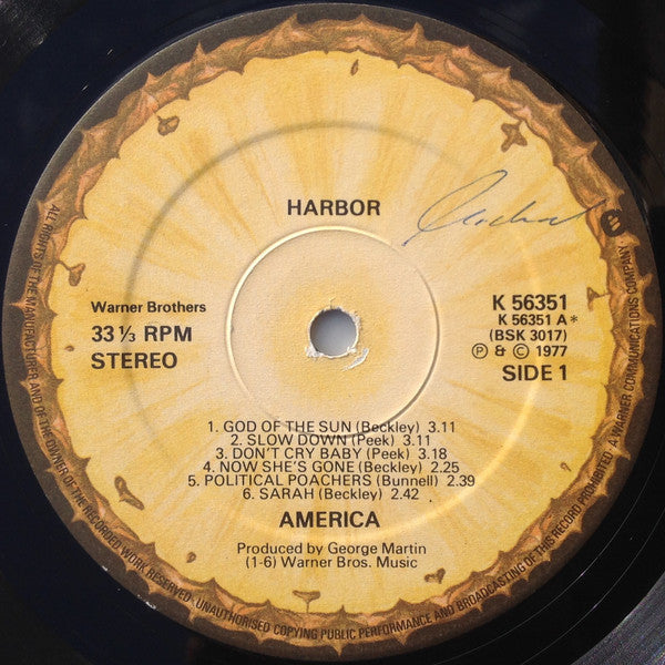 America (2) - Harbor (LP Tweedehands)