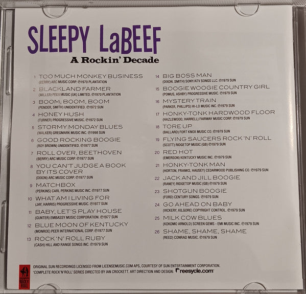 Sleepy La Beef - A Rockin' Decade (CD)