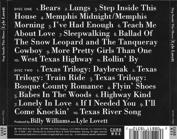 Lyle Lovett - Step Inside This House (CD Tweedehands) - Discords.nl