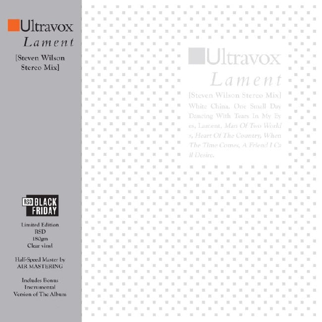 Ultravox - Lament (LP)