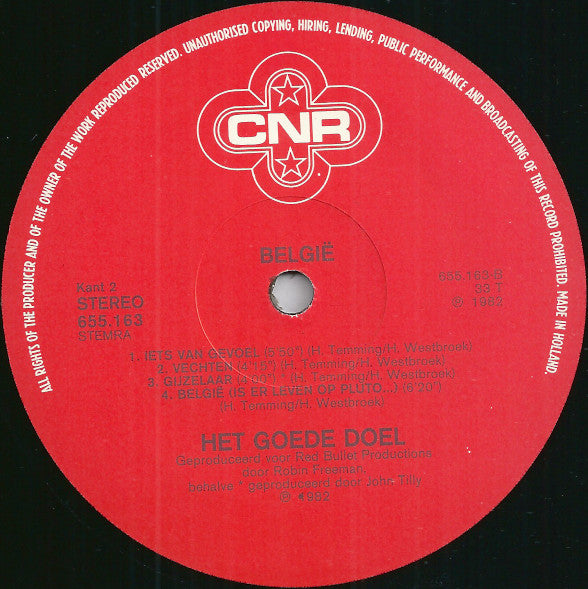 Het Goede Doel - België (LP Tweedehands) - Discords.nl