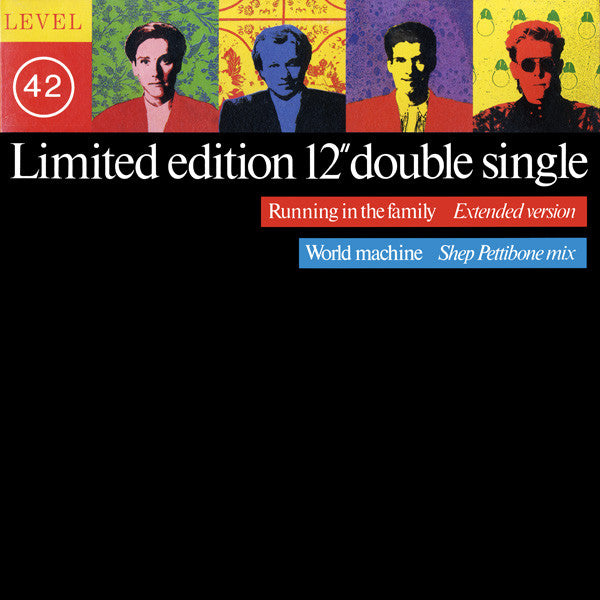 Level 42 - Running In The Family (Extended Version) / World Machine (Shep Pettibone Mix) (LP Tweedehands) - Discords.nl