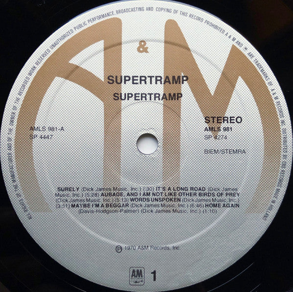 Supertramp - Supertramp (LP Tweedehands)