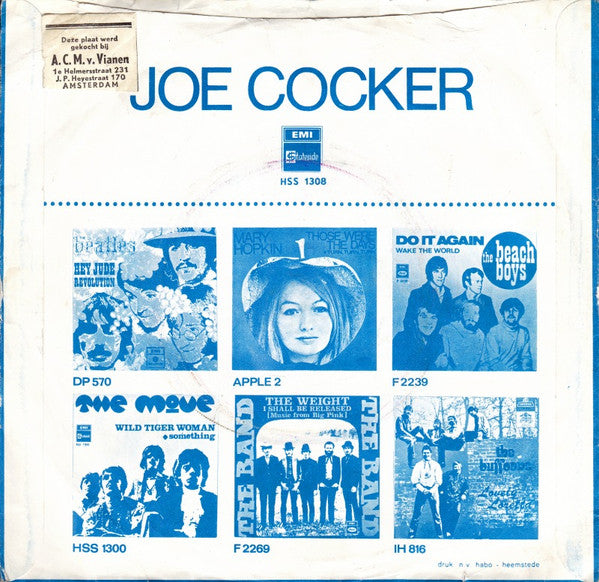 Joe Cocker - With A Little Help From My Friends (7-inch Tweedehands)