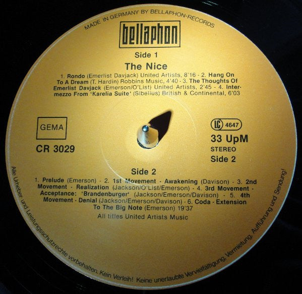 Nice, The - The Nice (LP Tweedehands)