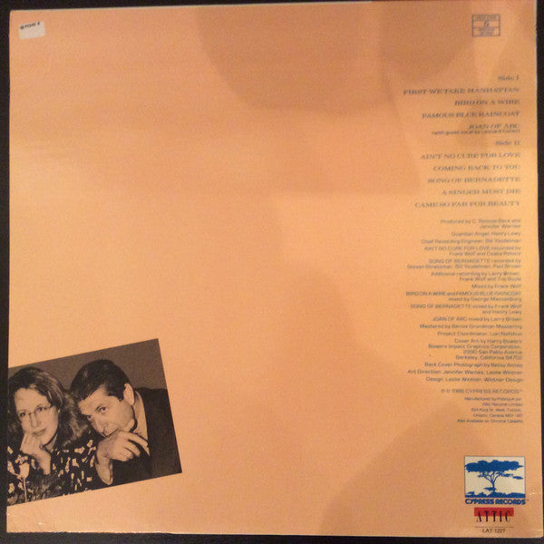 Jennifer Warnes - Famous Blue Raincoat (The Songs Of Leonard Cohen) (LP Tweedehands)