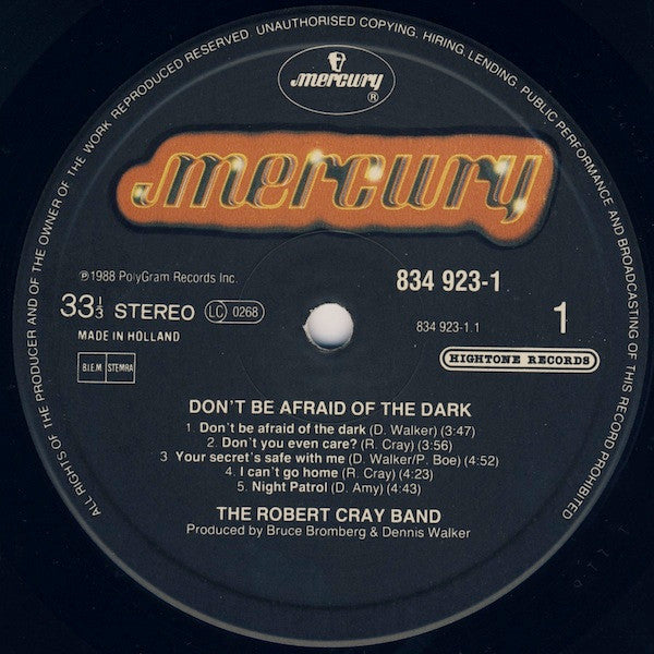 Robert Cray Band, The - Don't Be Afraid Of The Dark (LP Tweedehands) - Discords.nl
