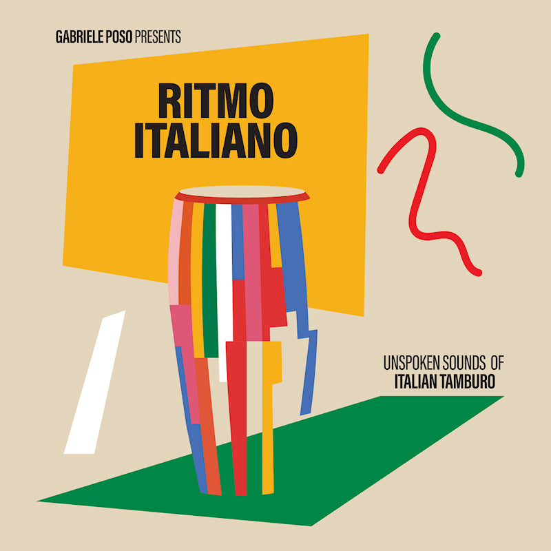 V /a - Gabriele poso presents: ritmo italiano 'unspoken sounds of italian tamburo' (LP) - Discords.nl