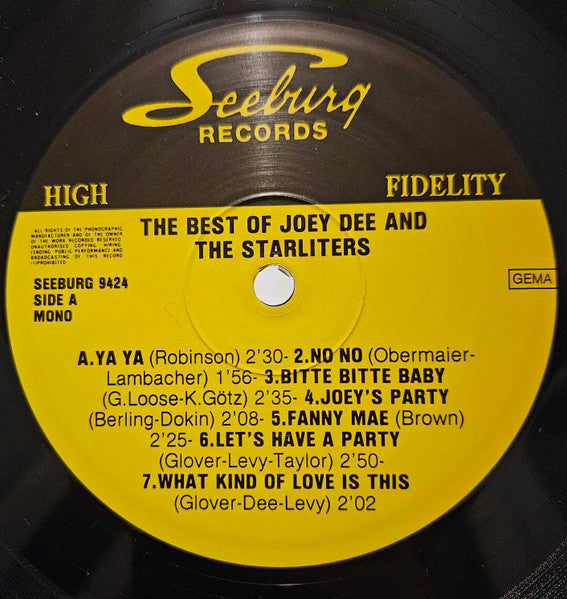 Joey Dee & The Starliters - The Best Of  (LP Tweedehands)