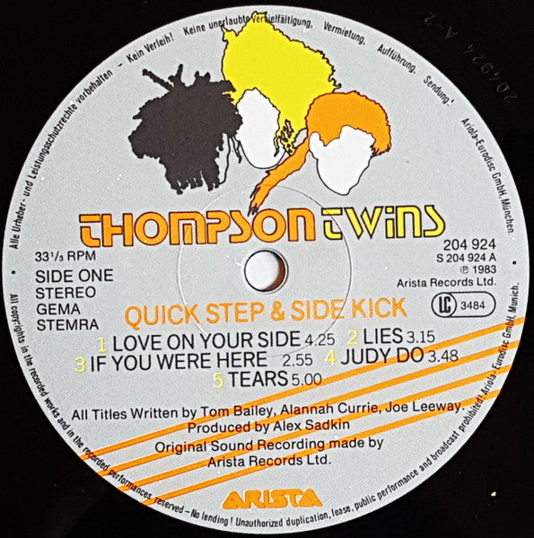 Thompson Twins - Quick Step & Side Kick (LP Tweedehands)