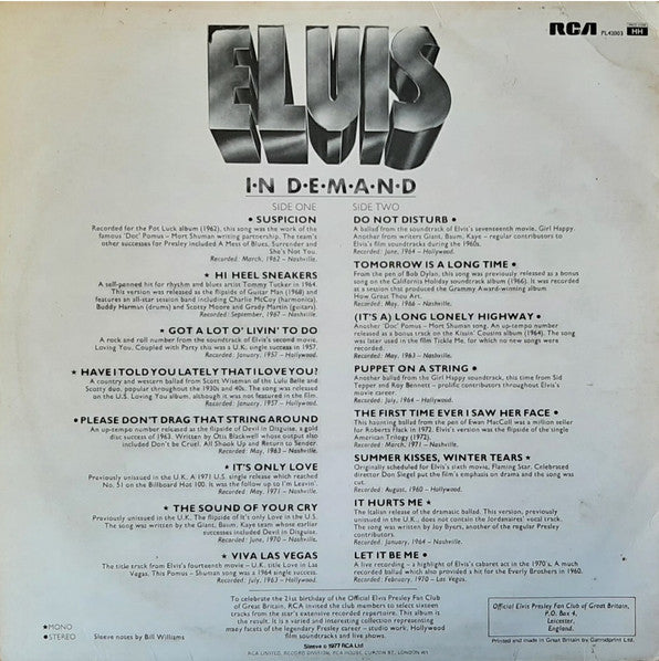 Elvis Presley - Elvis In Demand (LP Tweedehands)