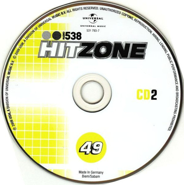 Various - Radio 538 Hitzone 49 (CD)