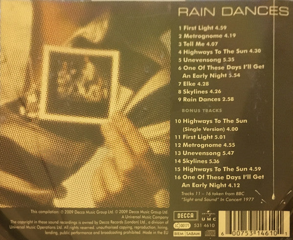 Camel - Rain Dances (CD)