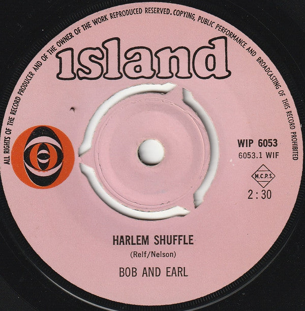 Bob & Earl - Harlem Shuffle (7-inch Tweedehands)