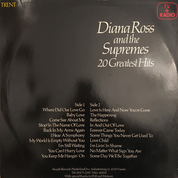 Supremes, The - 20 Greatest Hits (LP Tweedehands)