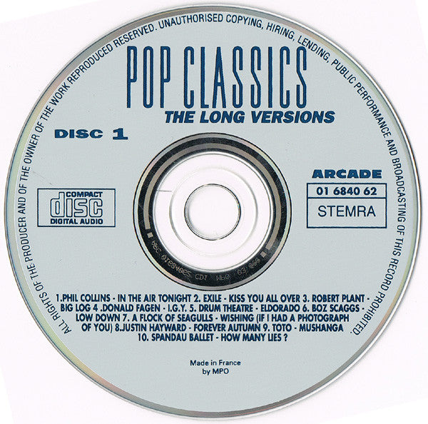 Various - Pop Classics - The Long Versions 3 (CD Tweedehands)