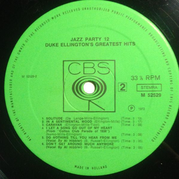 Duke Ellington - Duke Ellington's Greatest Hits (LP Tweedehands) - Discords.nl