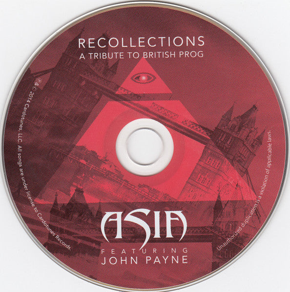 Asia Featuring John Payne - Recollections (A Tribute To British Prog) (CD)