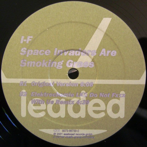 I-f - Space Invaders Are Smoking Grass (LP Tweedehands)