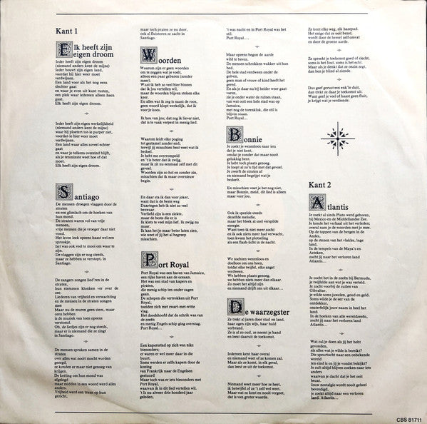 Peter Schaap - Achter Atlantis (LP Tweedehands)