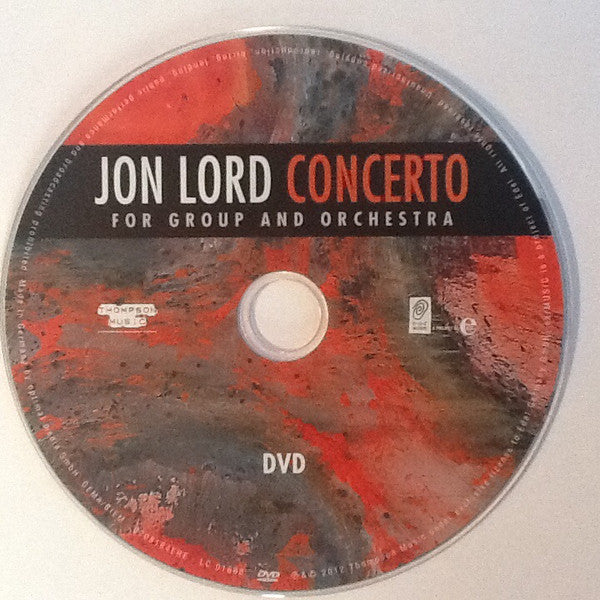 Jon Lord, Royal Liverpool Philharmonic Orchestra - Concerto For Group And Orchestra (CD)