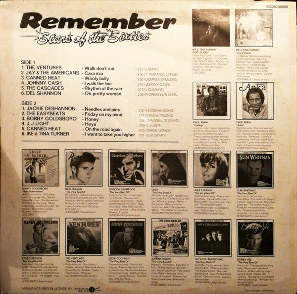 Various - Remember Stars Of The Sixties (LP Tweedehands) - Discords.nl