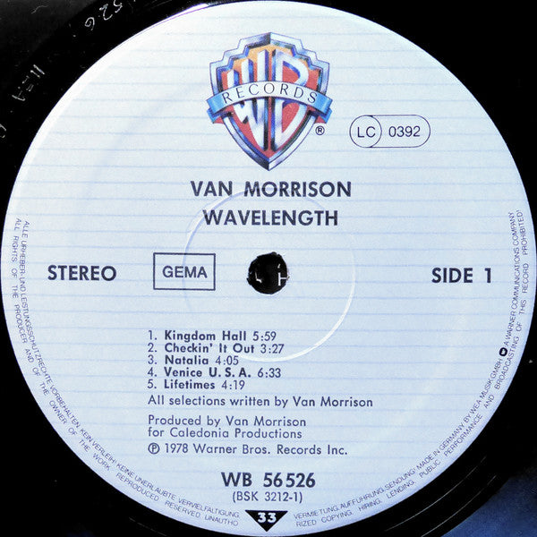 Van Morrison - Wavelength (LP Tweedehands)