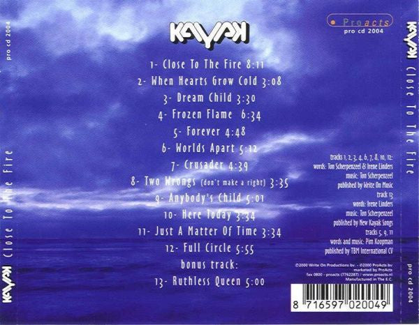 Kayak - Close To The Fire (CD)