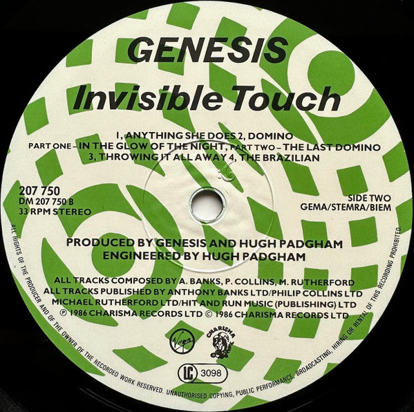 Genesis - Invisible Touch (LP Tweedehands)