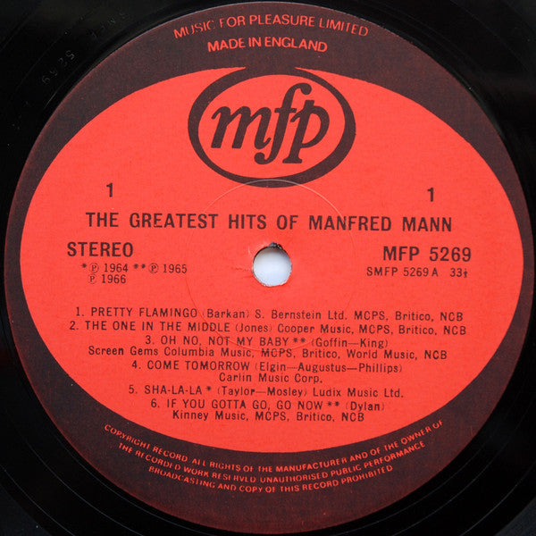 Manfred Mann - The Greatest (LP Tweedehands)