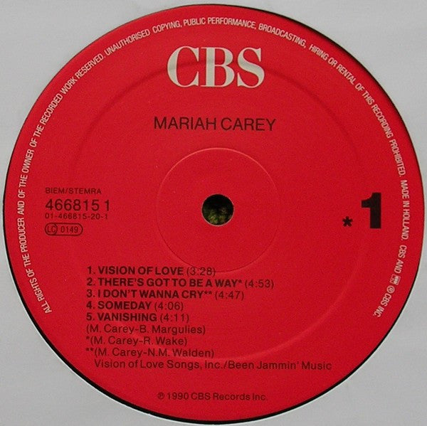 Mariah Carey - Mariah Carey (LP Tweedehands)