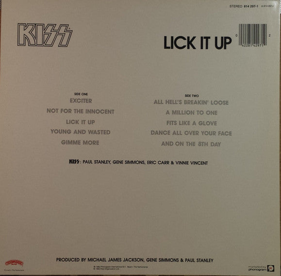 Kiss - Lick It Up (LP Tweedehands)