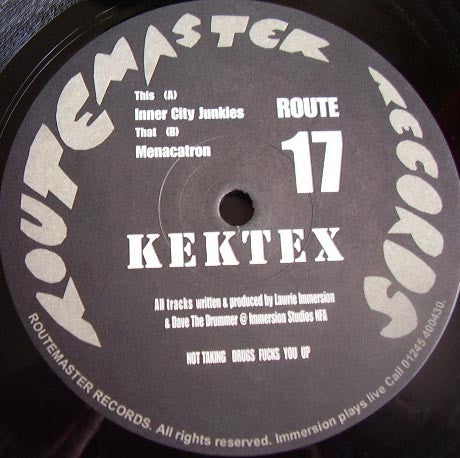 Kektex vs. Sarcoblast - Inner City Junkies (12" Tweedehands)